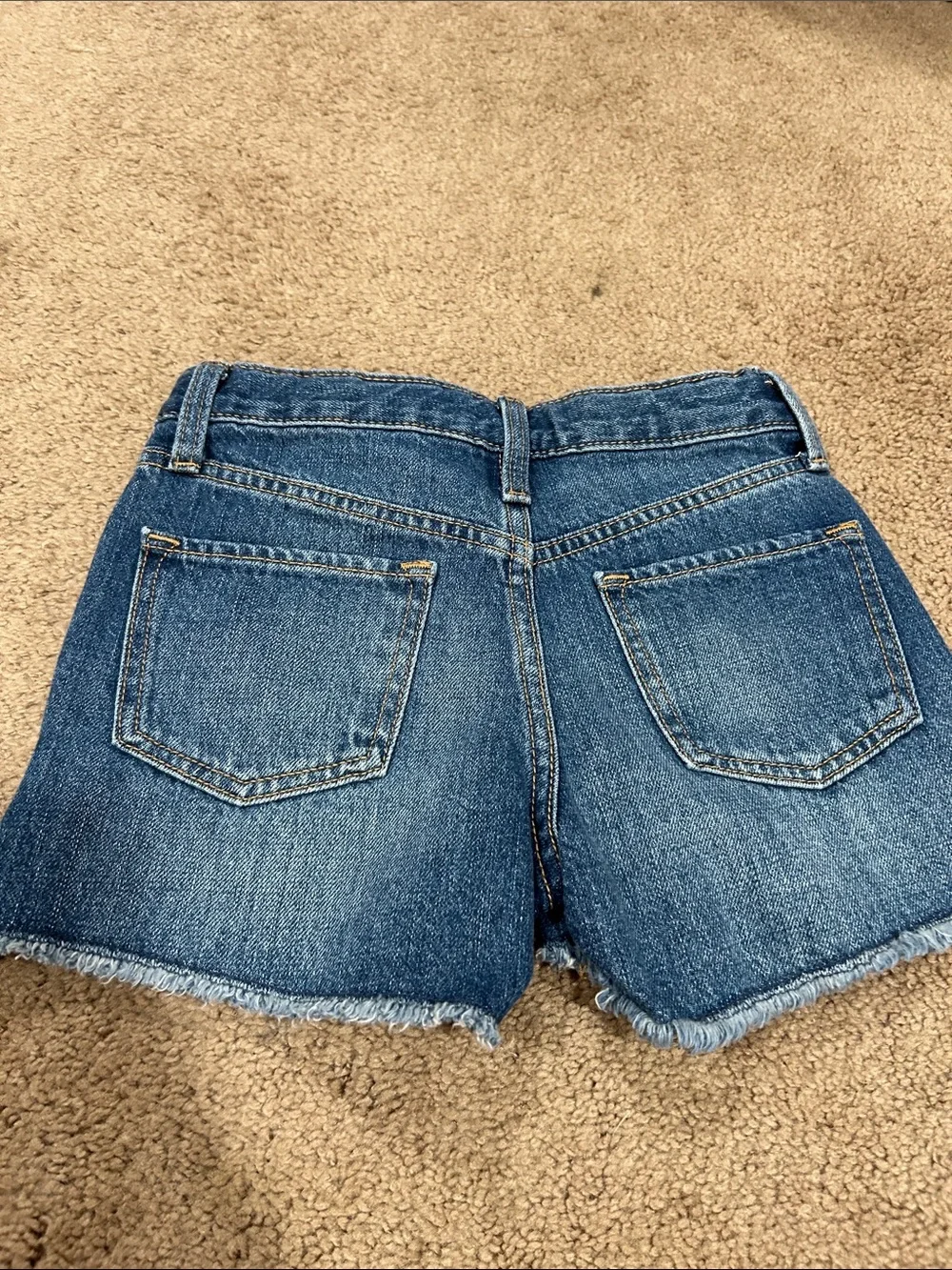 Old Navy Denim Shorts with White Lace Trim